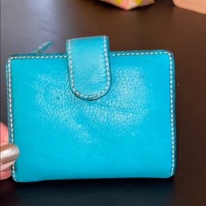 Blue wallet